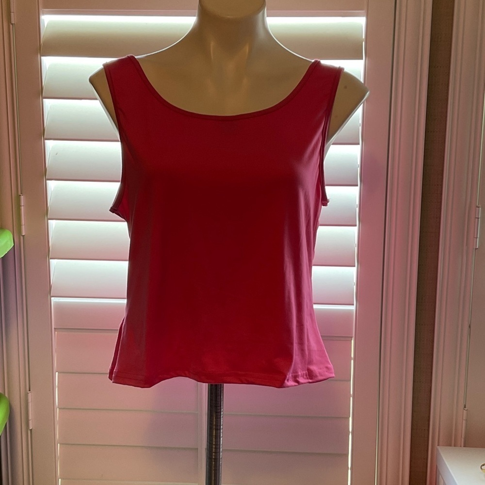 SHEIN Vibrant Pink Tank Top